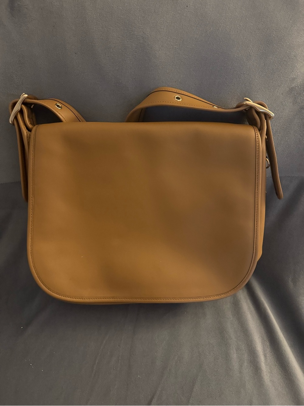 Coach Patricia Saddle Satchel in Caramel Brown